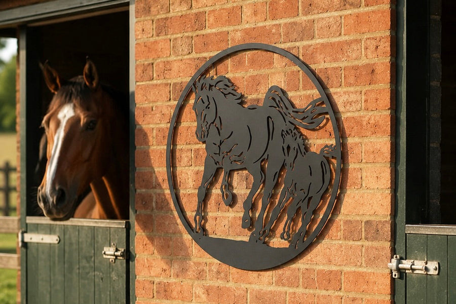 Metal Wall Art for Stables and Equine Yards: A Styling Guide