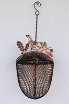 Acorn Bluetit Metal Bird Feeder