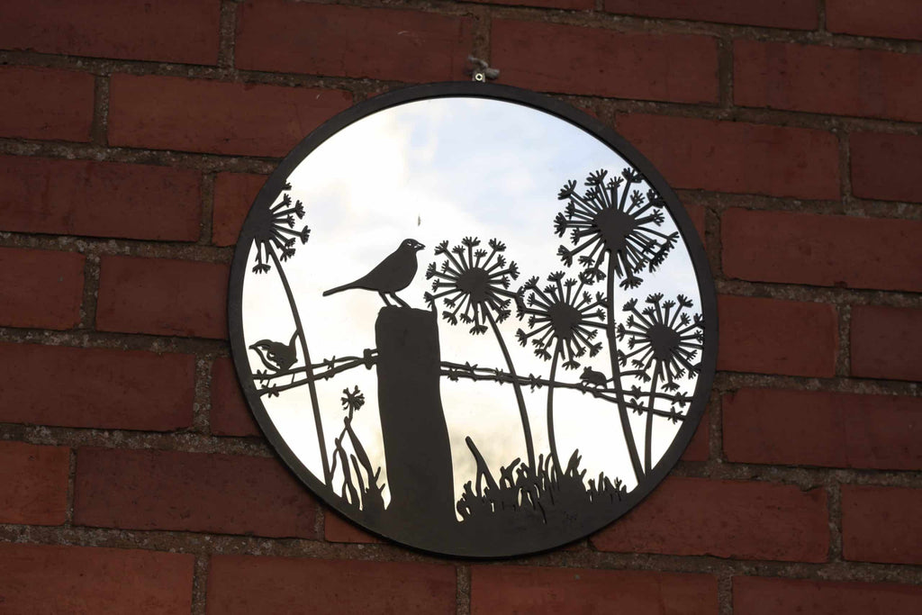 Blackbird on Fence | Metal Wall Art - Various Sizes