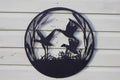 Flying Duck Metal Wall Art | 45cm