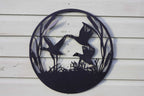 Flying Duck Metal Wall Art | 45cm