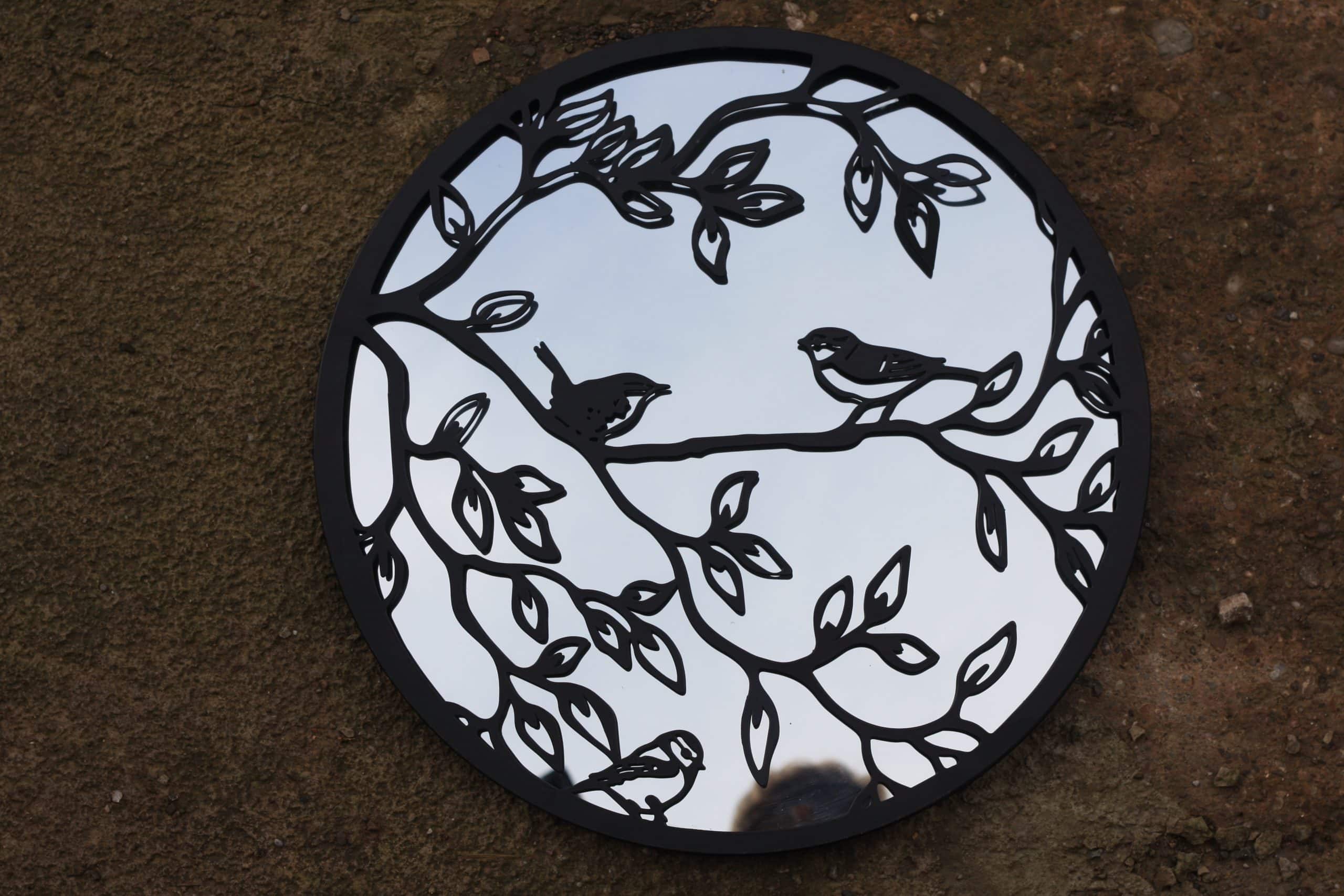 Bird on Branch - Metal Wall Art - Various Sizes