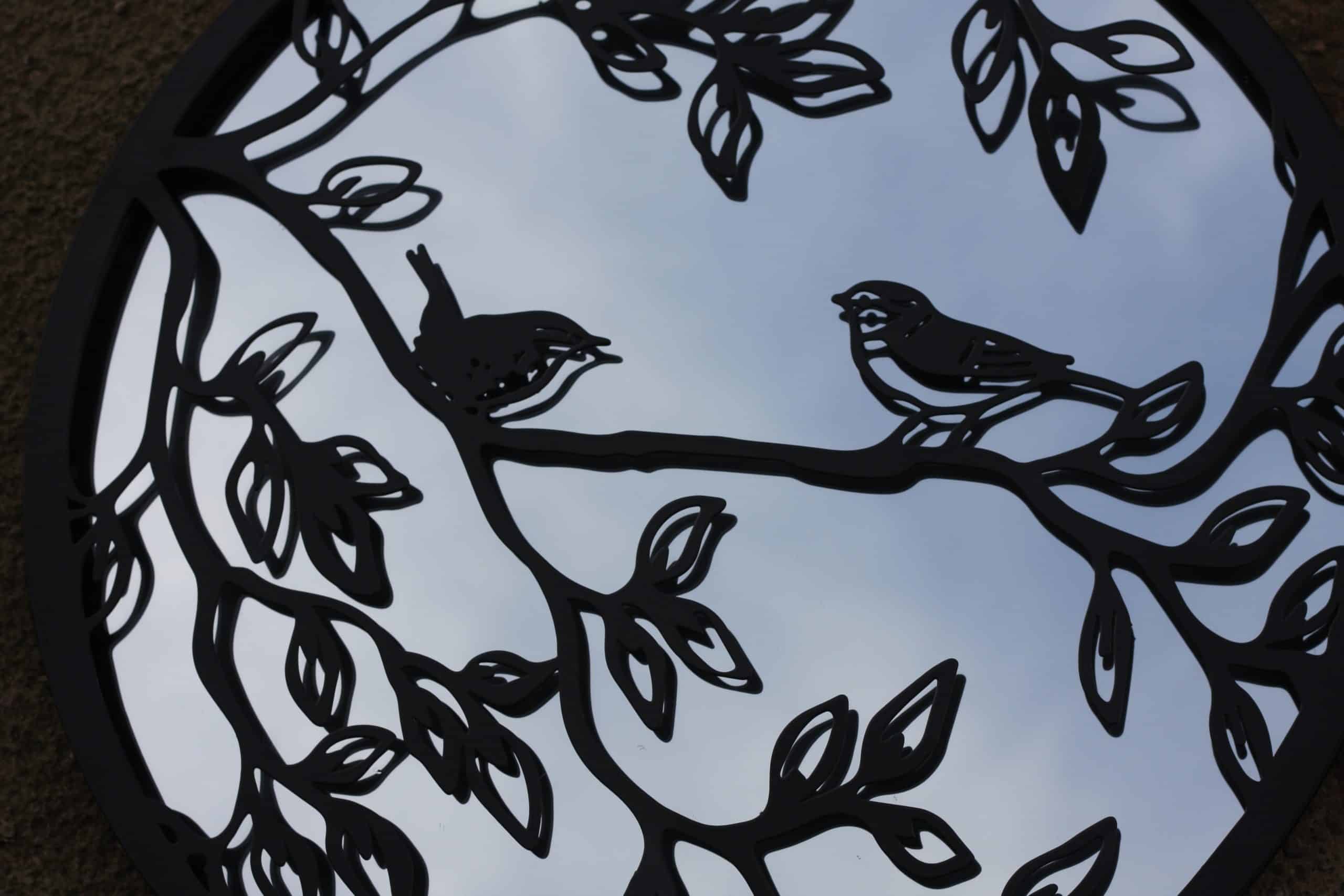 Bird on Branch - Metal Wall Art - Various Sizes