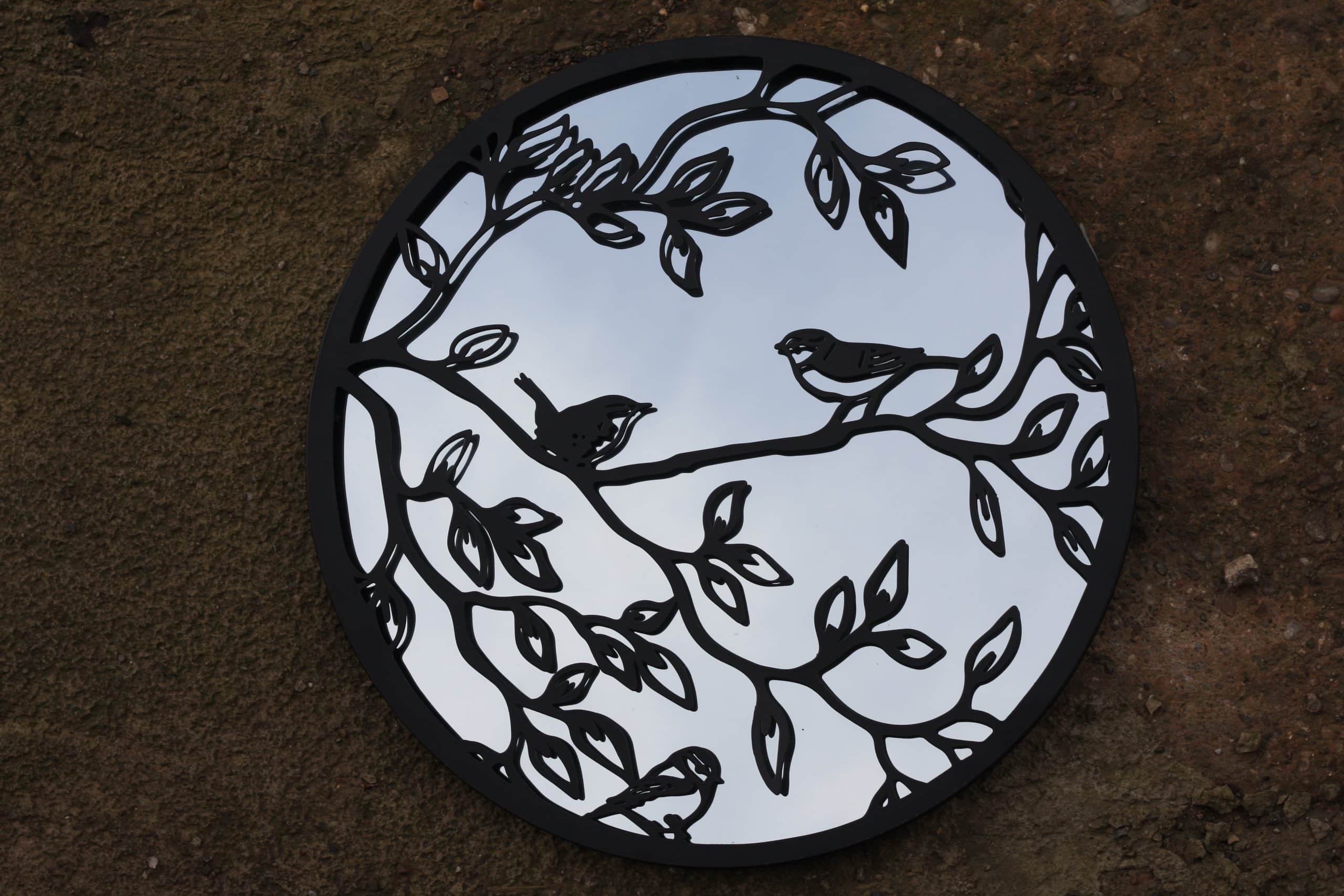 Bird on Branch - Metal Wall Art - Various Sizes