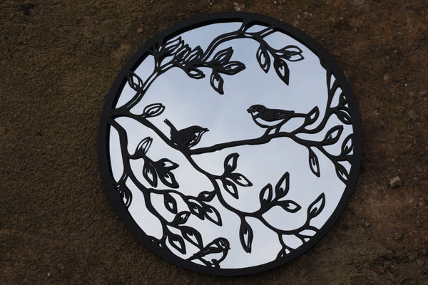 Bird on Branch - Metal Wall Art - Various Sizes