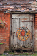 Bee & Hive - Metal Wall Art - 60cm