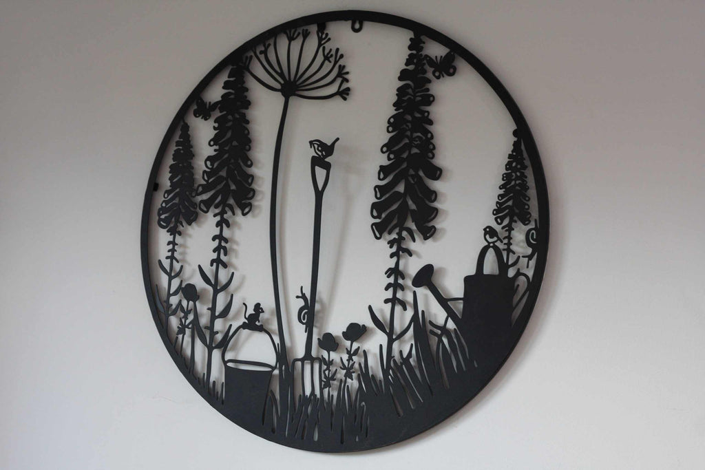Gardener's Paradise Metal Wall Art | 60cm