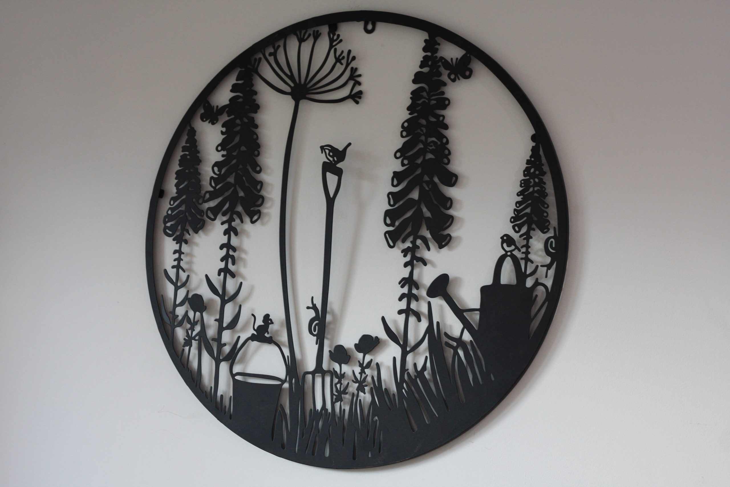 Gardener's Paradise Metal Wall Art | 60cm