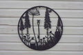 Gardener's Paradise Metal Wall Art | 60cm