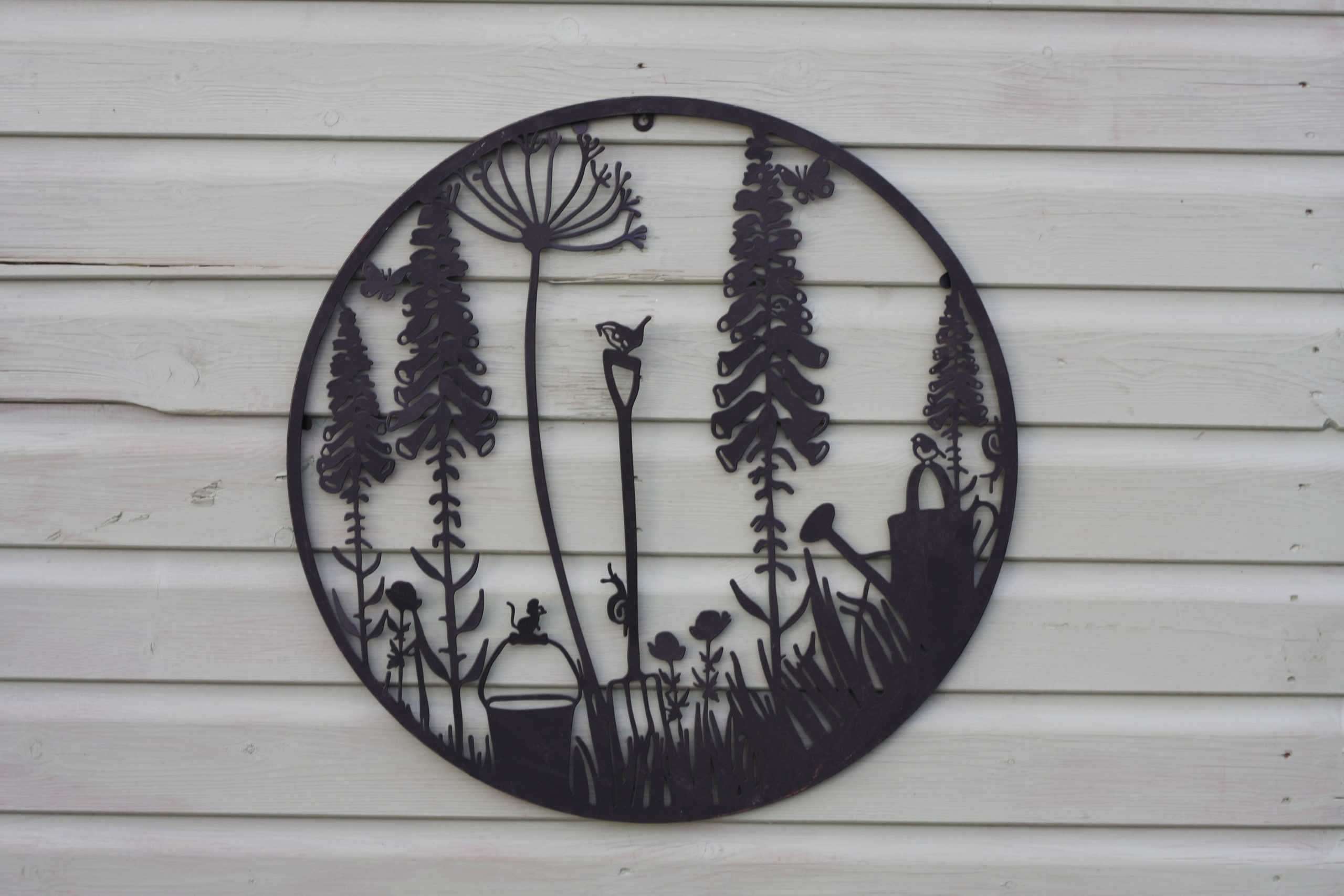 Gardener's Paradise Metal Wall Art | 60cm