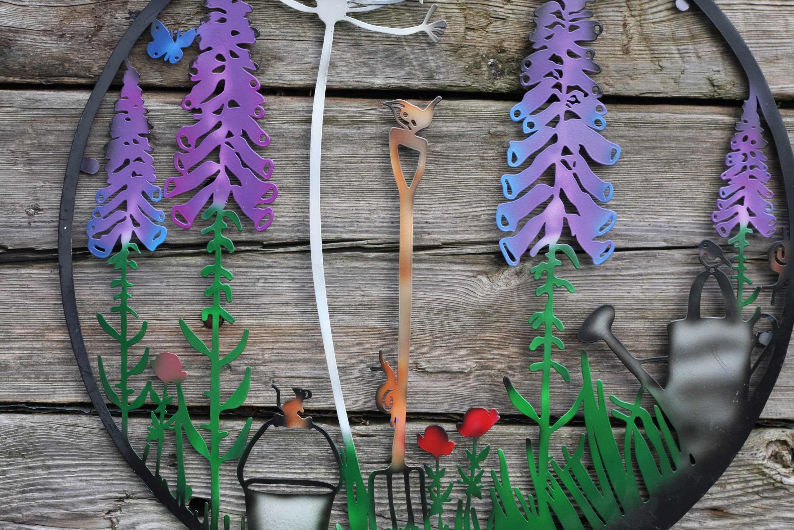 Gardener's Paradise Metal Wall Art | 60cm