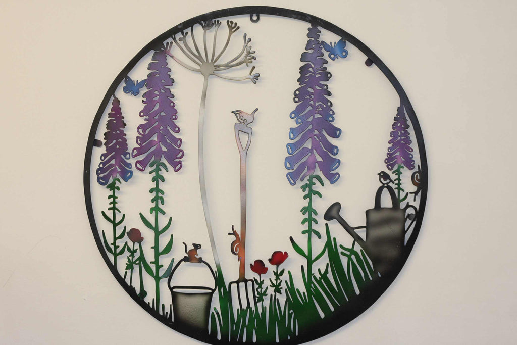 Gardener's Paradise Metal Wall Art | 60cm