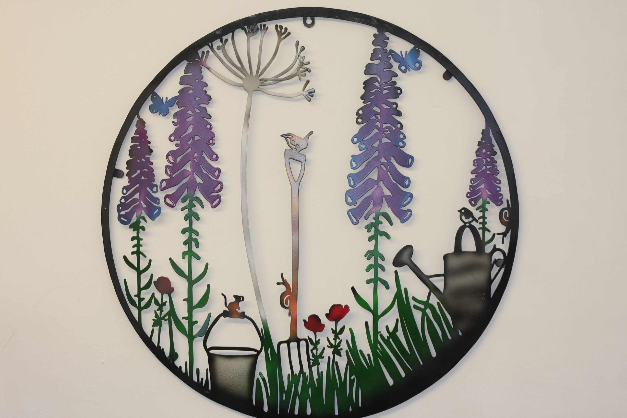 Gardener's Paradise Metal Wall Art | 60cm