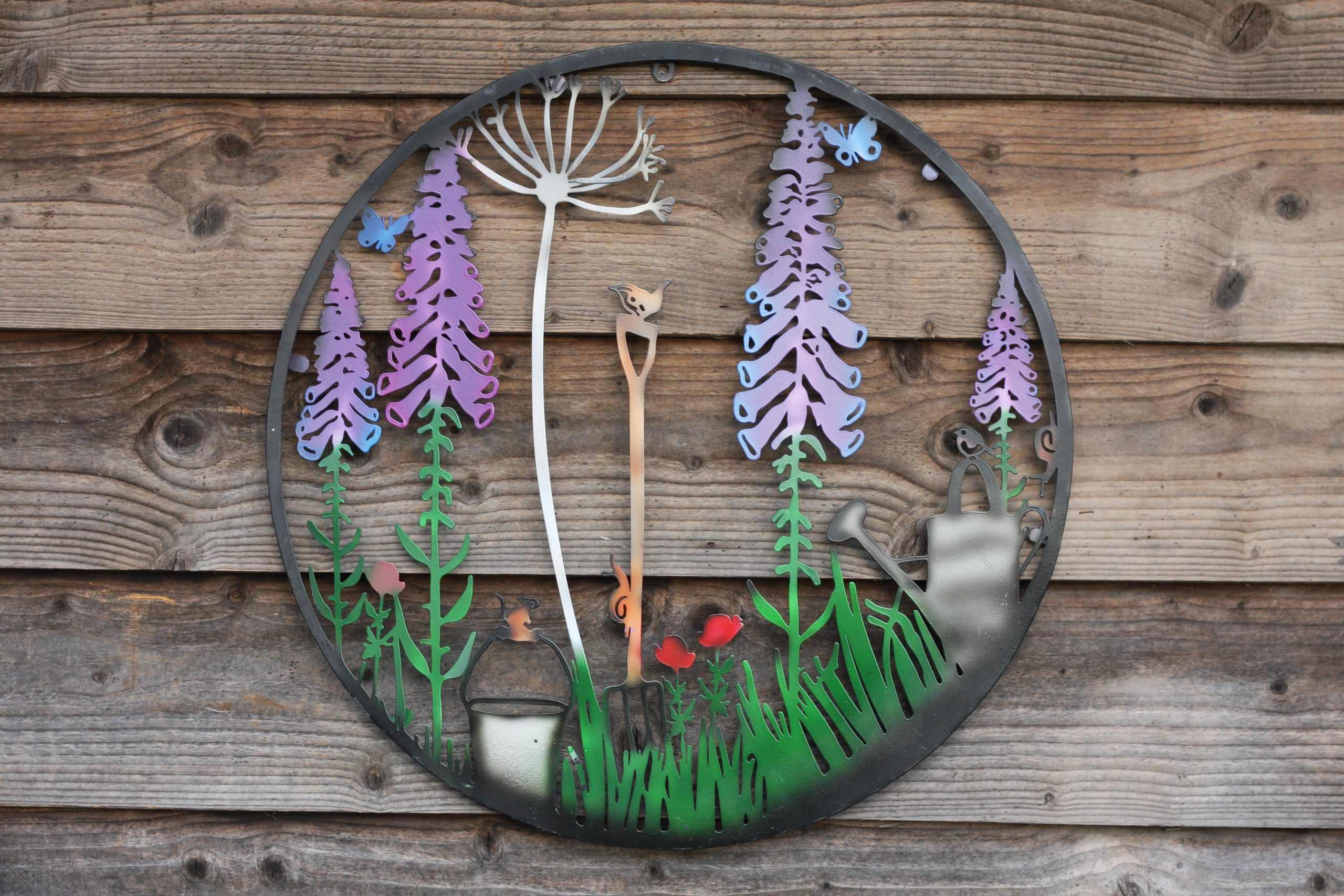 Gardener's Paradise Metal Wall Art | 60cm
