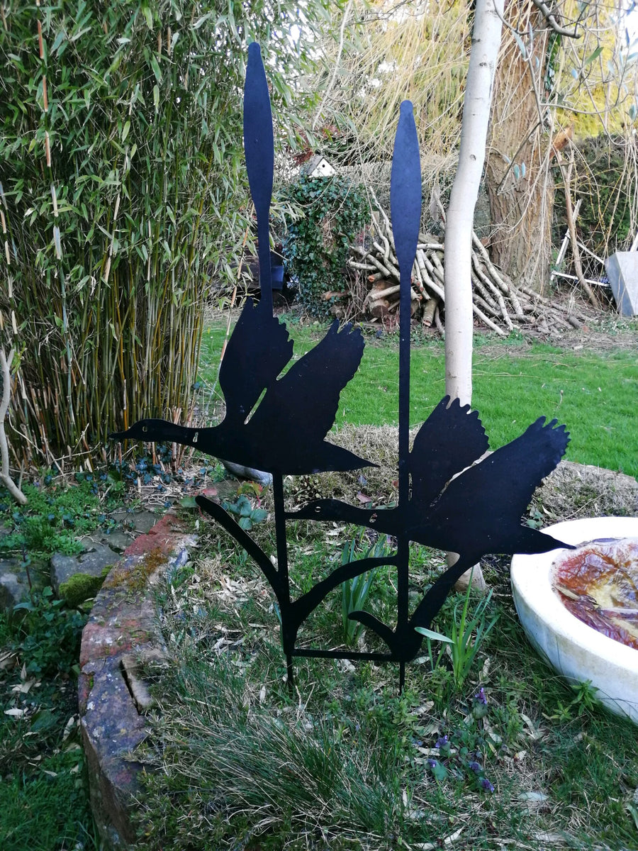 In a customer's garden
