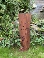 Laser Cut Dandelion Steel Planter Column | 90cm