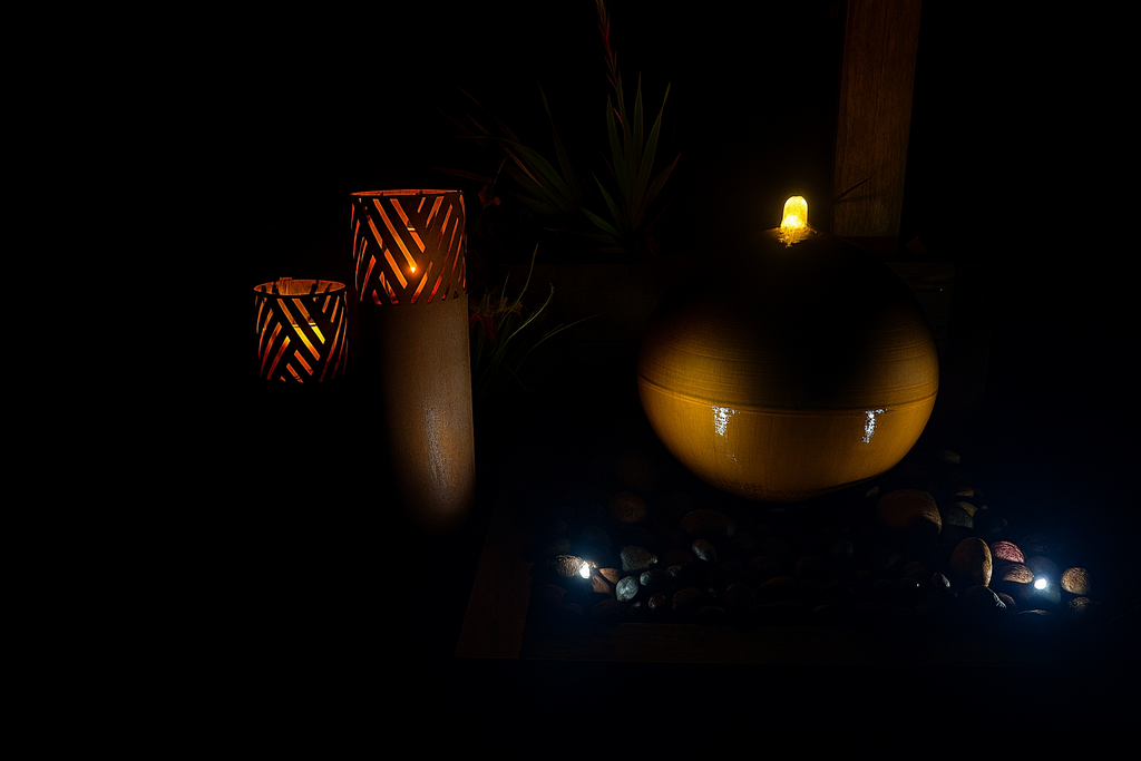 Corten Steel Candle Columns | Set of 2