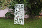 Willow Steel Garden Panel Privacy Screen in Sage Green | 60x120cm