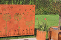 Natural Rust Dandelion XL Steel Garden Panel Privacy Screen | 180x120cm
