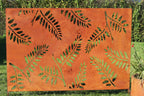 Natural Rust Fern XL Steel Garden Panel Privacy Screen | 180x120cm