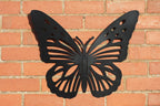 Butterfly Steel Wall Art Black | 60 x 50cm