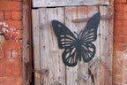 Butterfly Steel Wall Art Black | 60 x 50cm