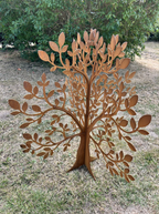Corten Steel Olive Tree Garden Sculpture