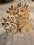 Corten Steel Olive Tree Garden Sculpture