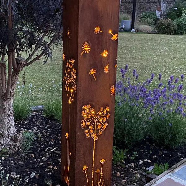 In a customer's garden